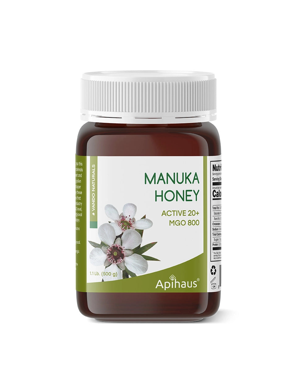 Vando Naturals Manuka Honey MGO 800 Active 20+ 1.1 lb