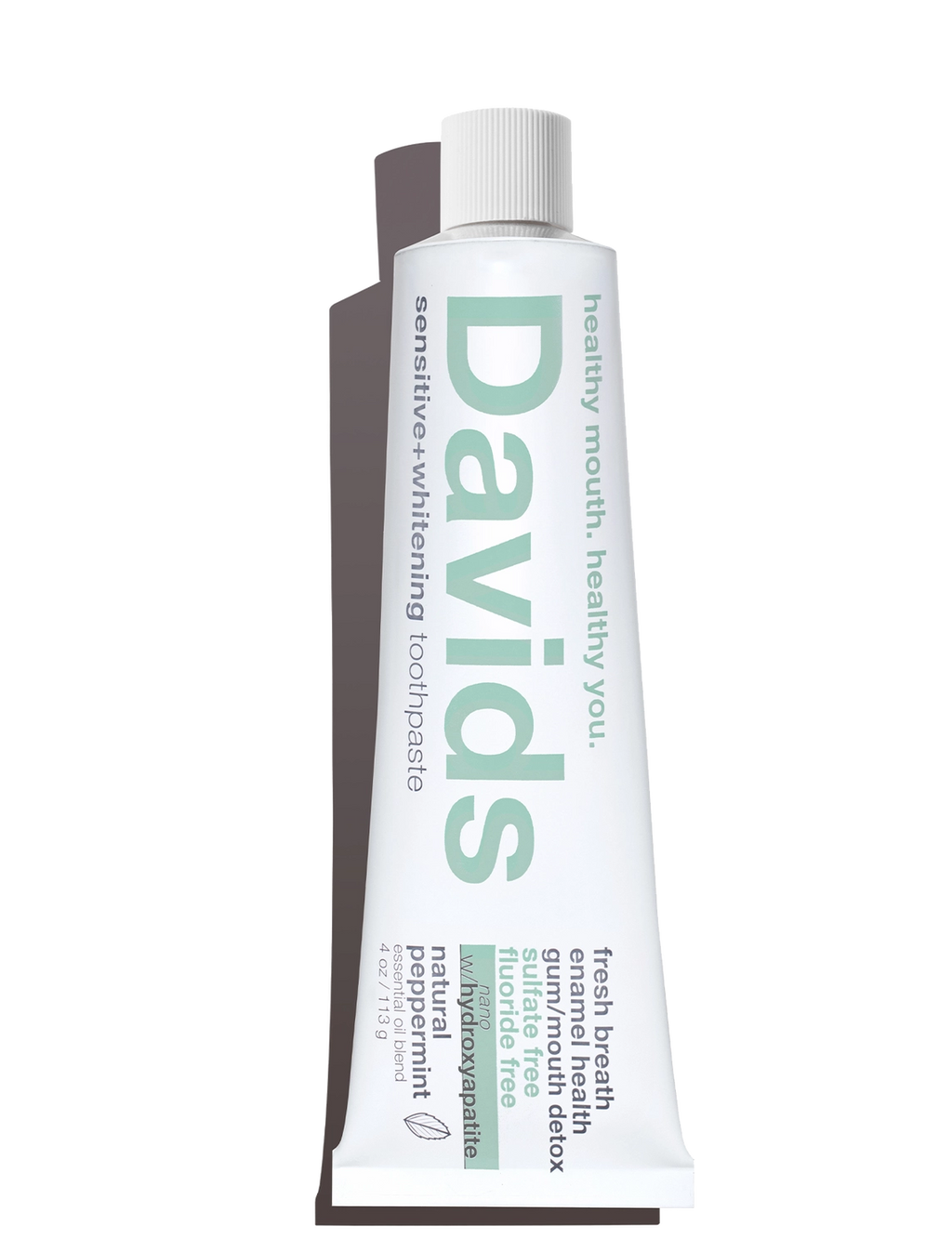 David's Sensitive+Whitening Nano-Hydroxyapatite Premium Toothpaste / Peppermint