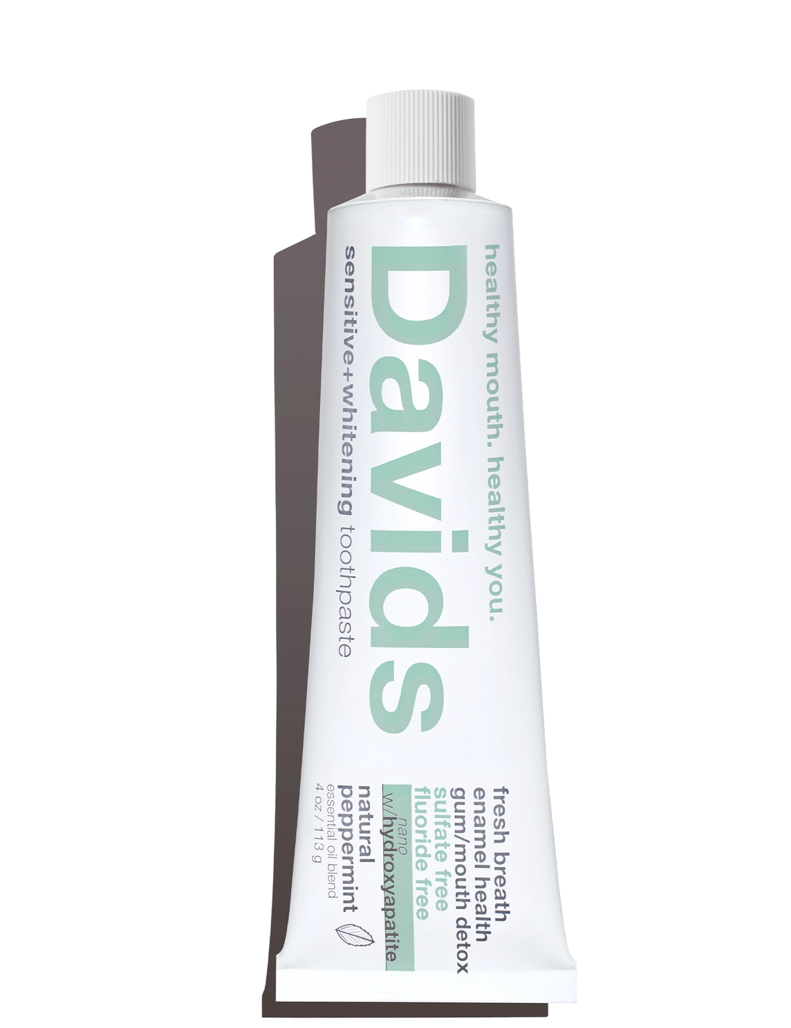 David's Sensitive+Whitening Nano-Hydroxyapatite Premium Toothpaste / Peppermint