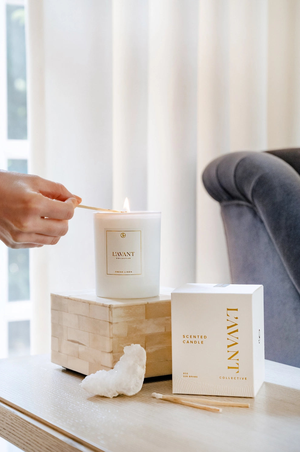 L'AVANT Collective Candle, Fresh Linen