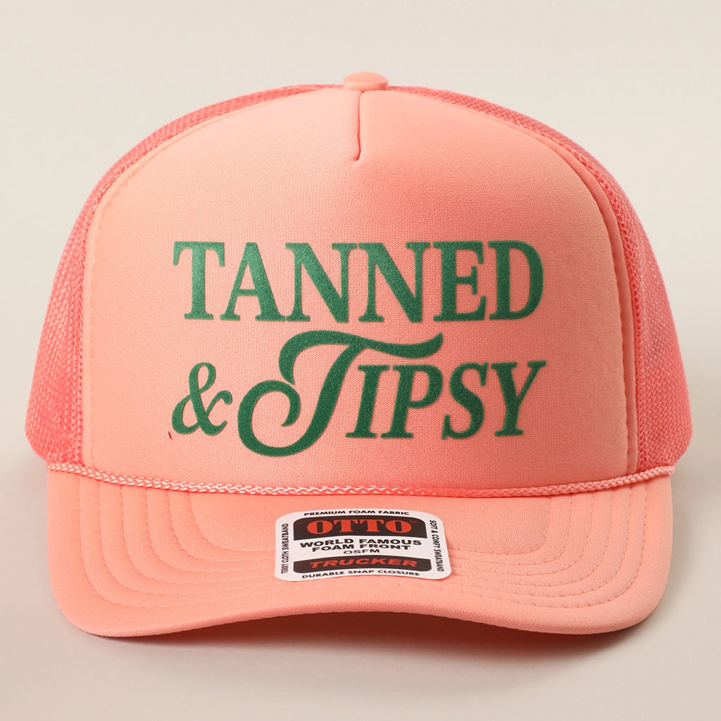 TANNED & TIPSY Foam Trucker Hat