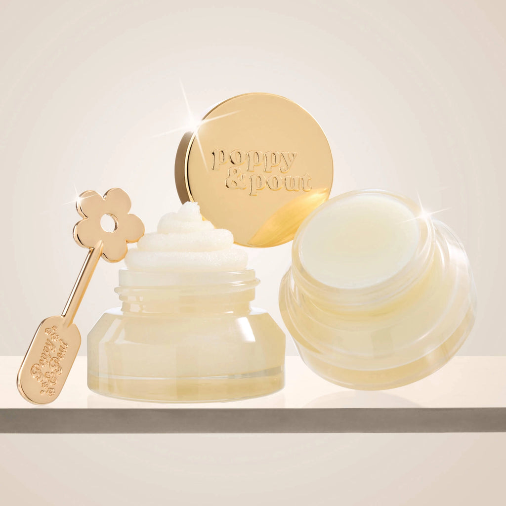 Poppy & Pout Lip Care Trio, Marshmallow Creme