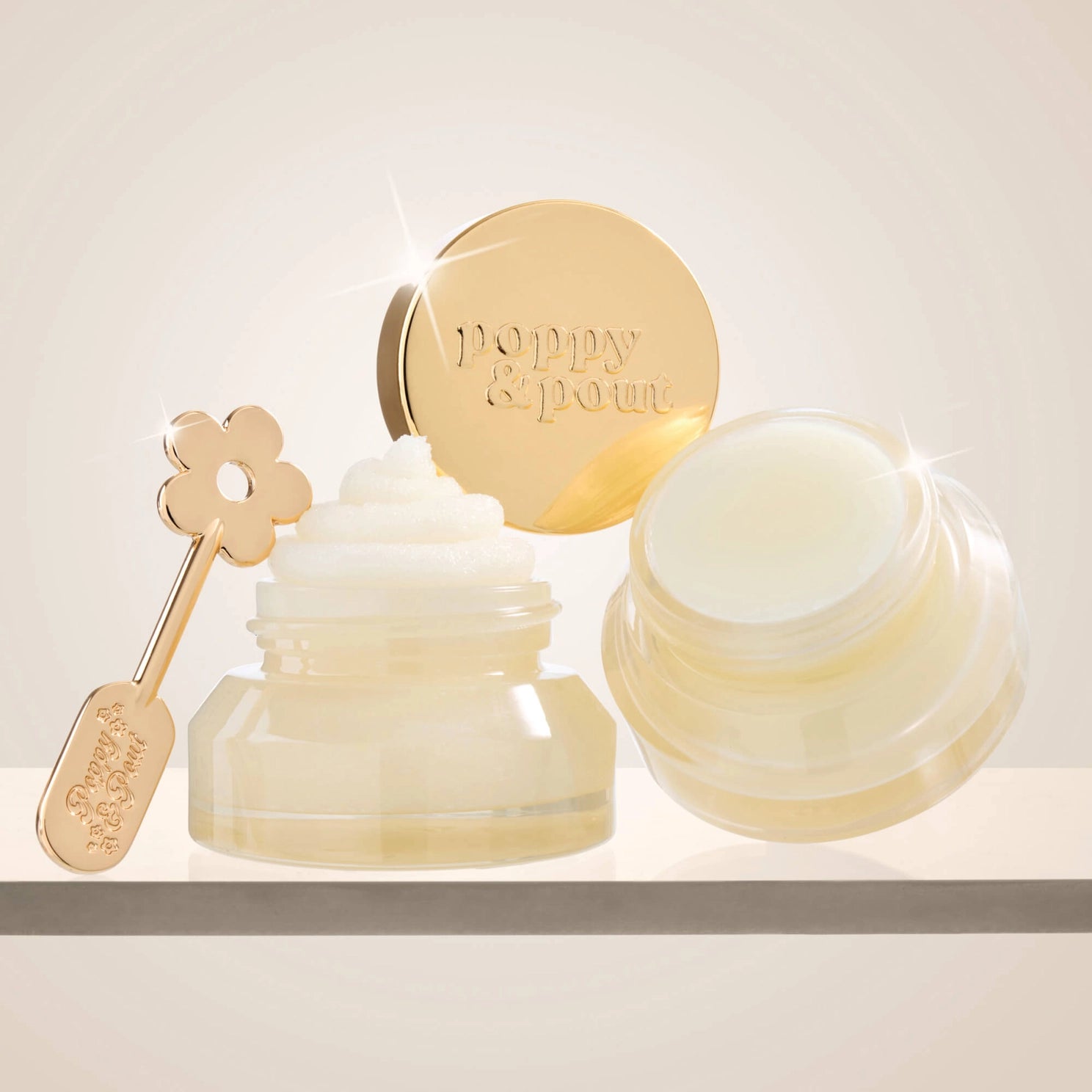 Poppy & Pout Lip Care Trio, Marshmallow Creme