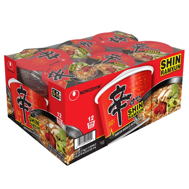 Nongshim, Shin Big Bowl 4.02 oz, 12-Count