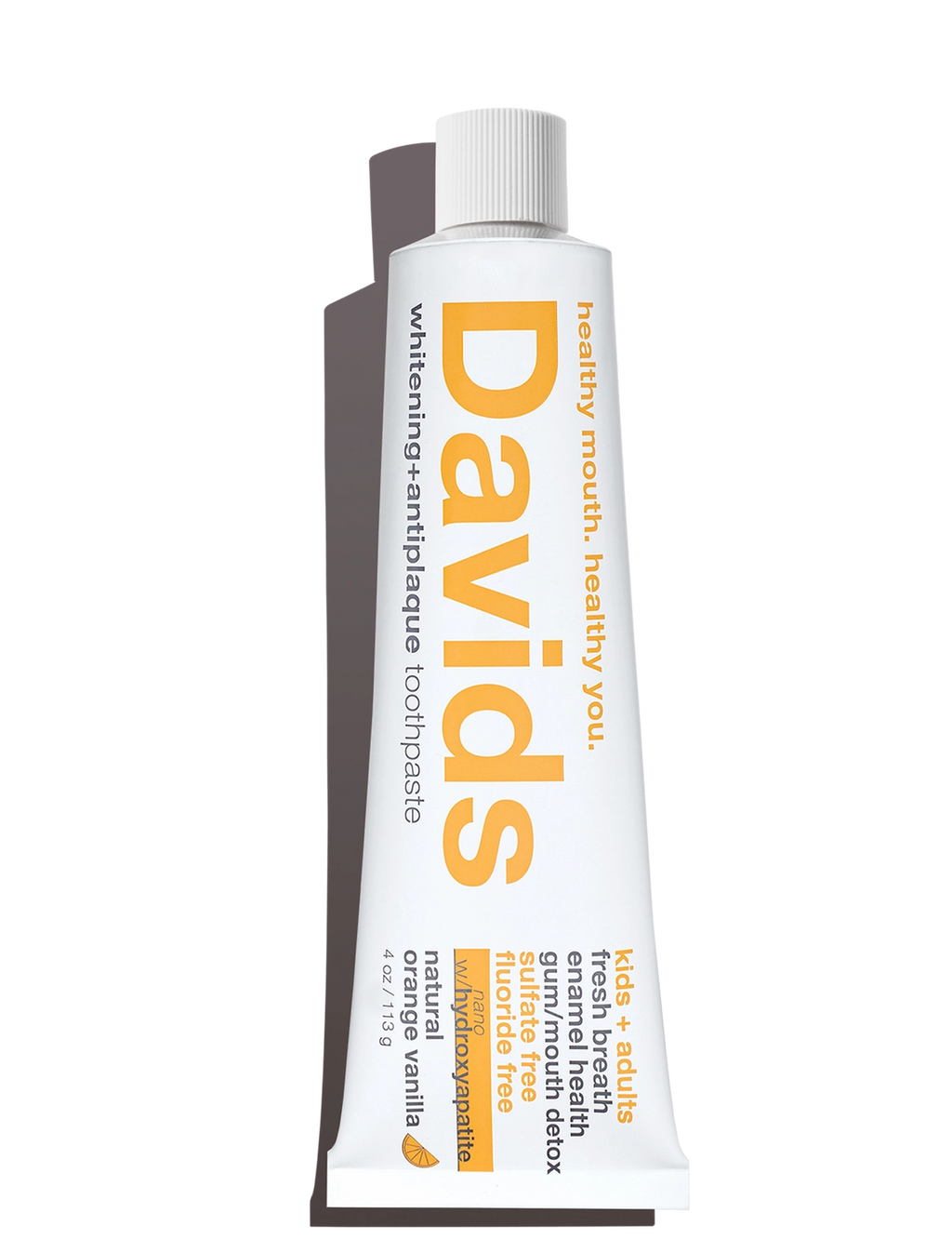 David's Nano-Hydroxyapatite Premium Toothpaste / Orange Vanilla