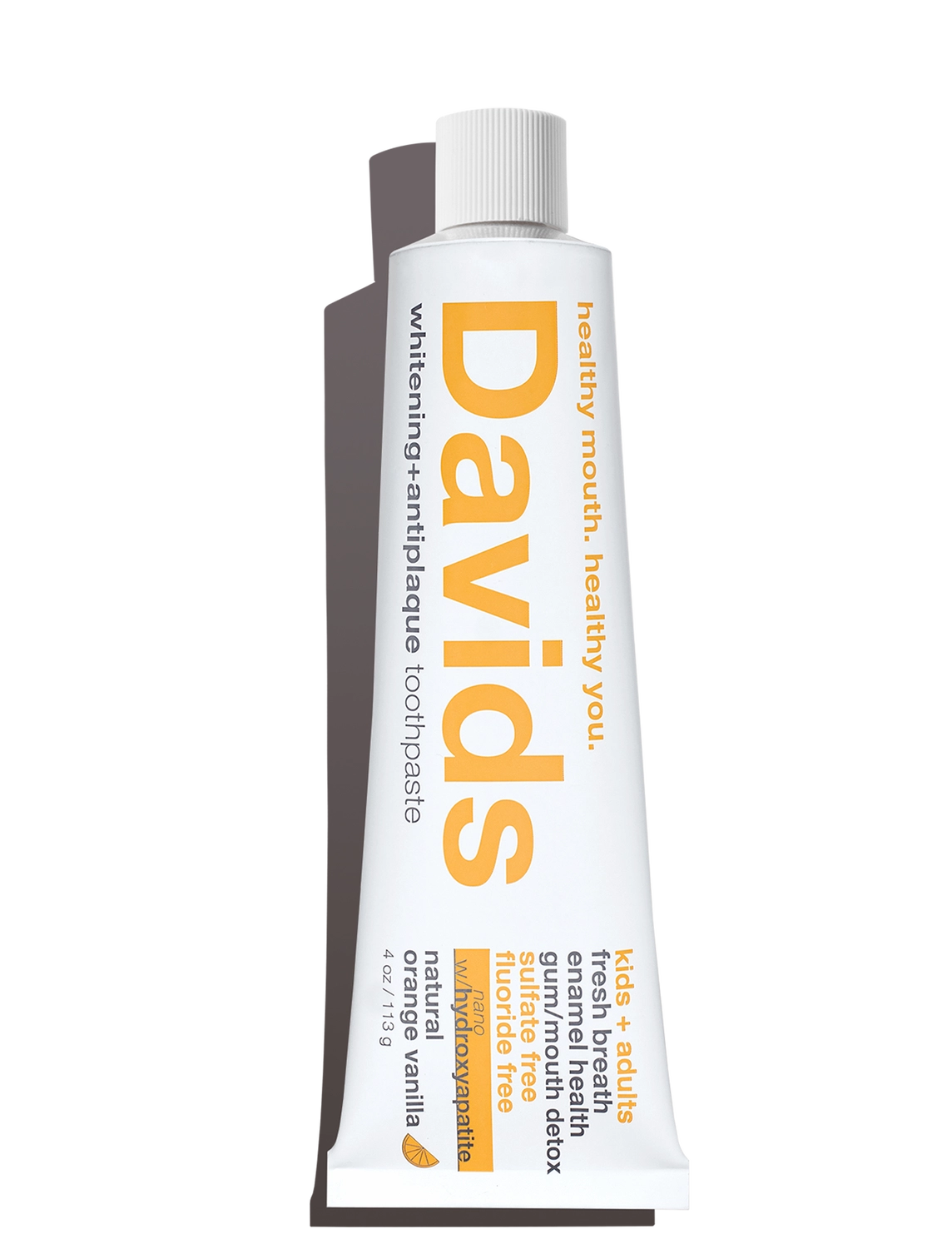 David's Nano-Hydroxyapatite Premium Toothpaste / Orange Vanilla