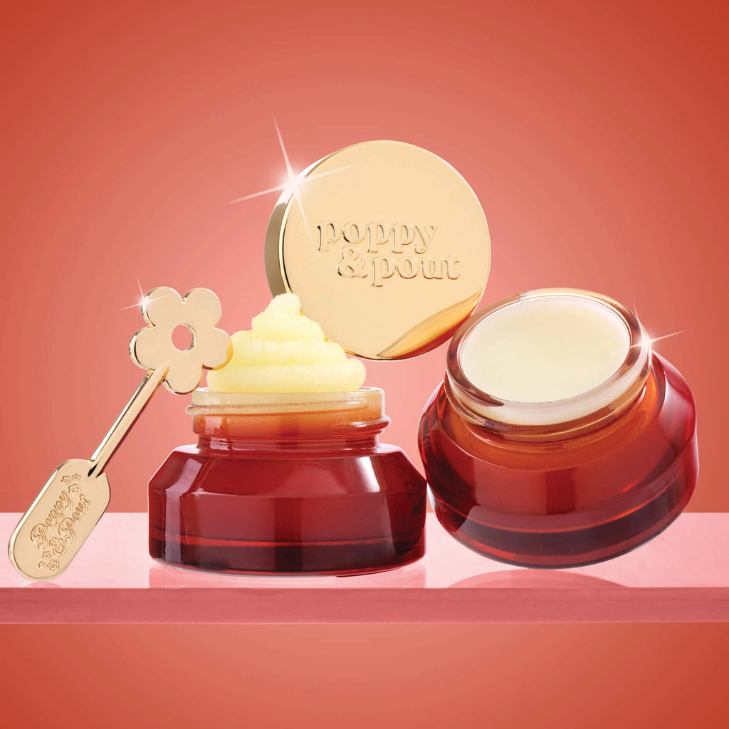 Poppy & Pout Lip Care Trio, Blood Orange Mint