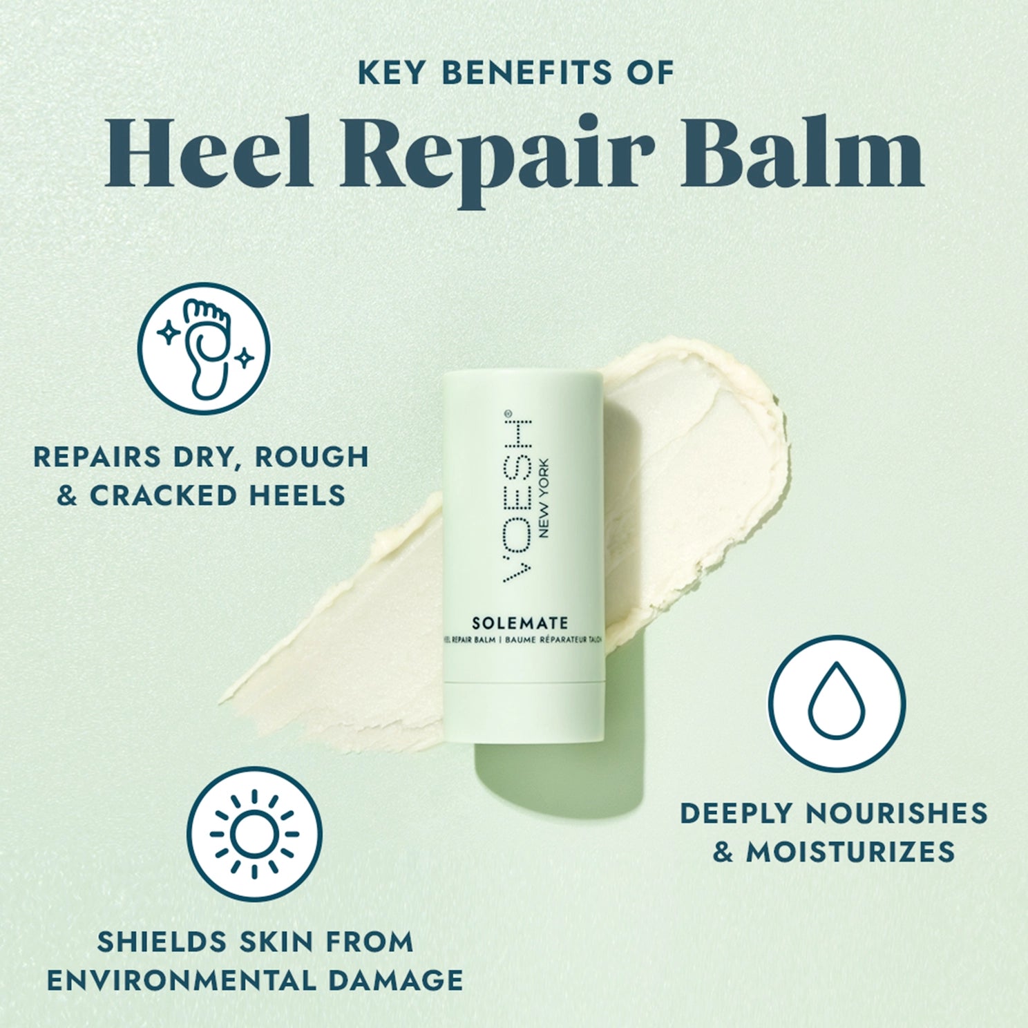 VOESH New York Solemate Heel Repair Balm Retail - Mint