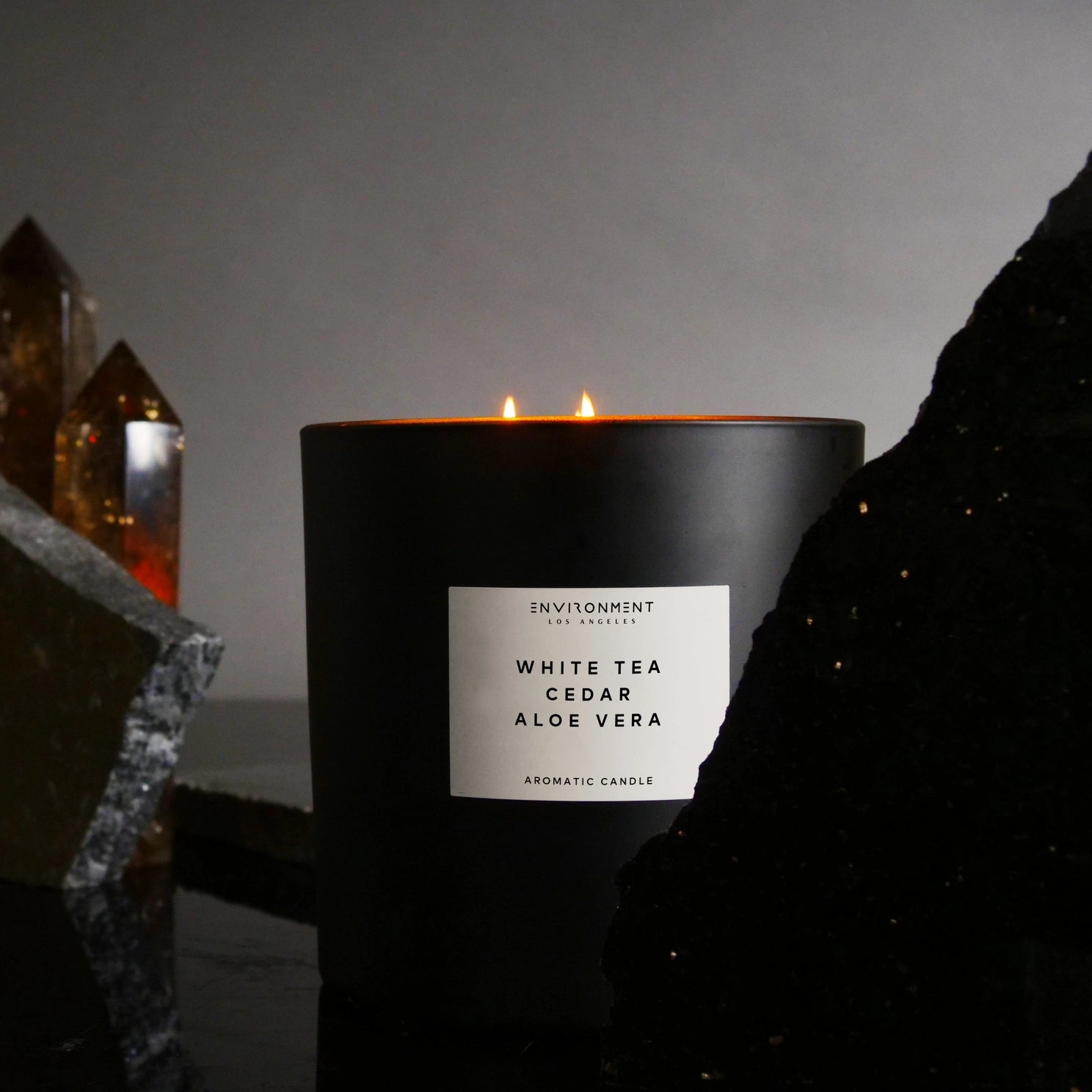 55oz Natural Wax Candle — Citrus, Jasmine & Lemongrass