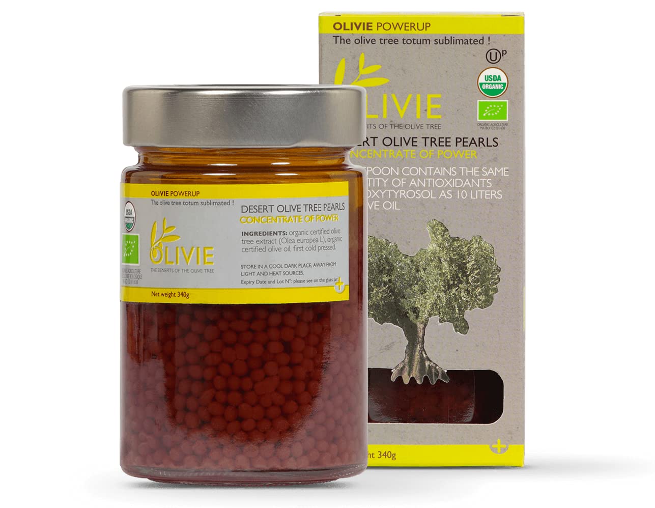 ATLAS Olivie Powerup Pearls | Antioxidant Immune System Booster 340gr