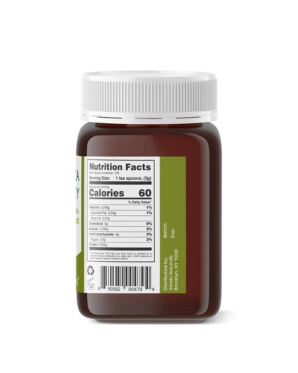 Vando Naturals Manuka Honey MGO 800 Active 20+ 1.1 lb