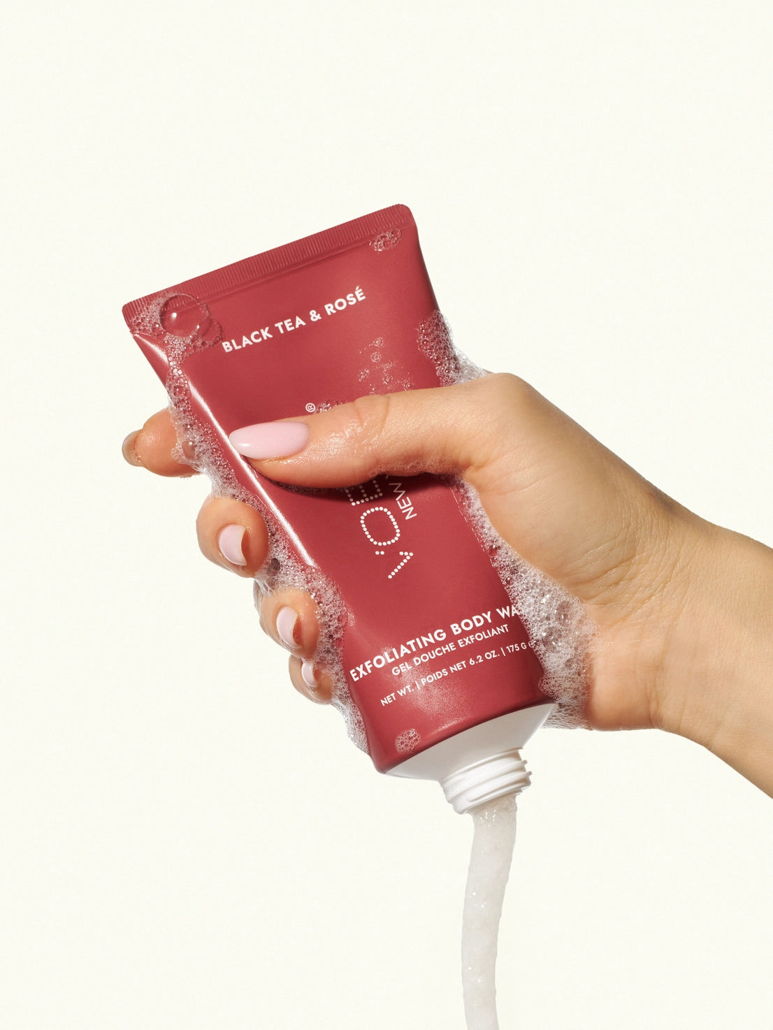 Exfoliating Body Wash - Black Tea & Rosé