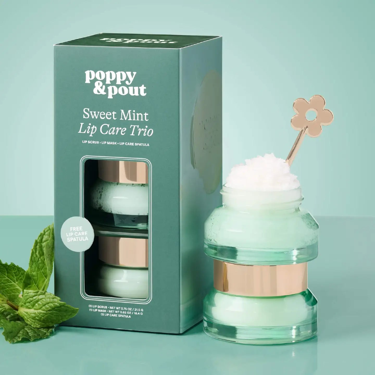 Poppy & Pout Lip Care Trio, Sweet Mint