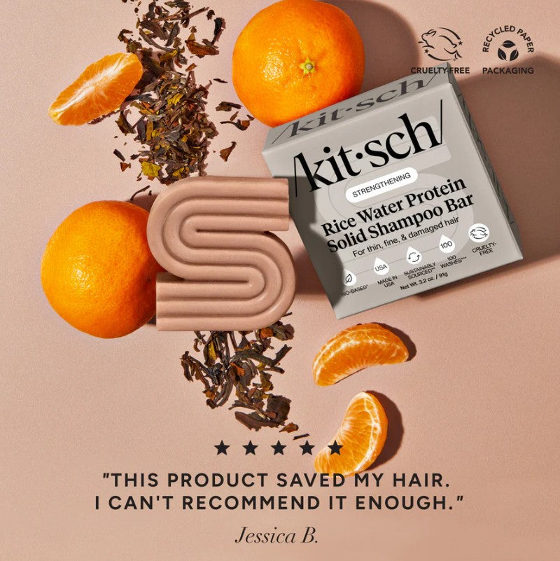 KITSCH Rice Water Shampoo Bar For Hair Growth