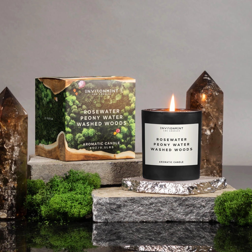 8oz Natural Wax Candle — Aquatic Lotus & Freesia