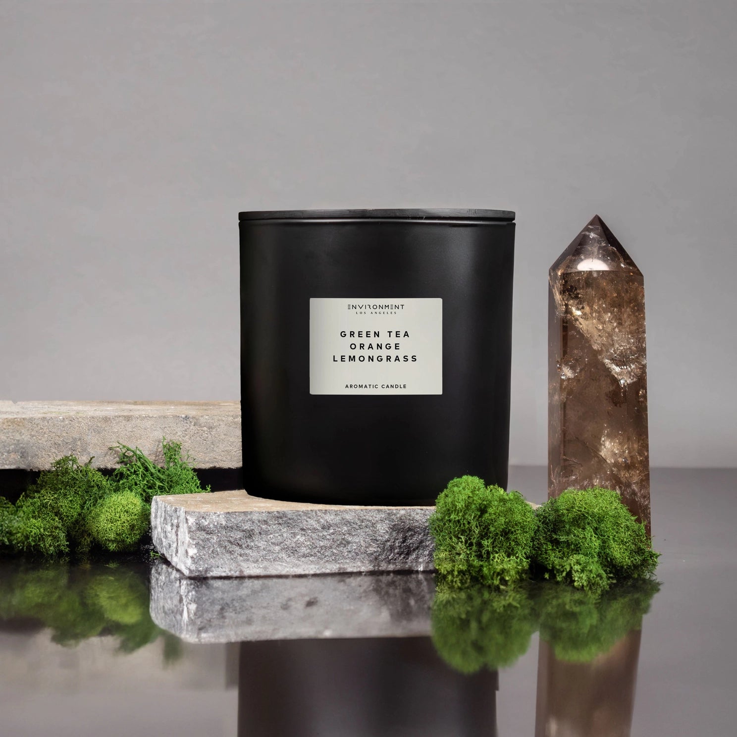 55oz Natural Wax Candle — Ocean Air & White Linen