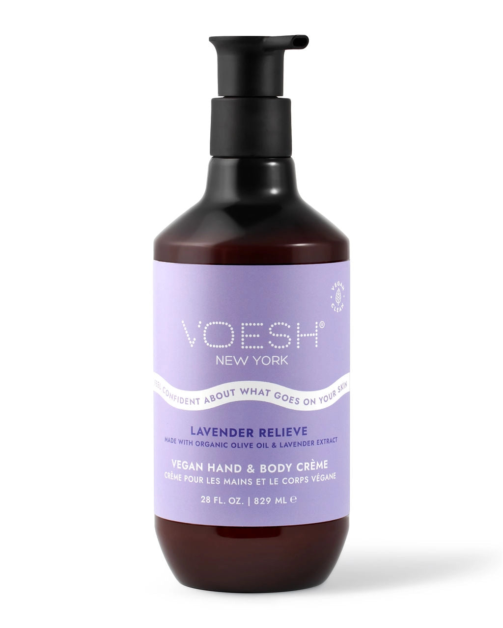 VOESH New York Vegan Hand & Body Creme - Lavender Relieve - Pro Size 28oz