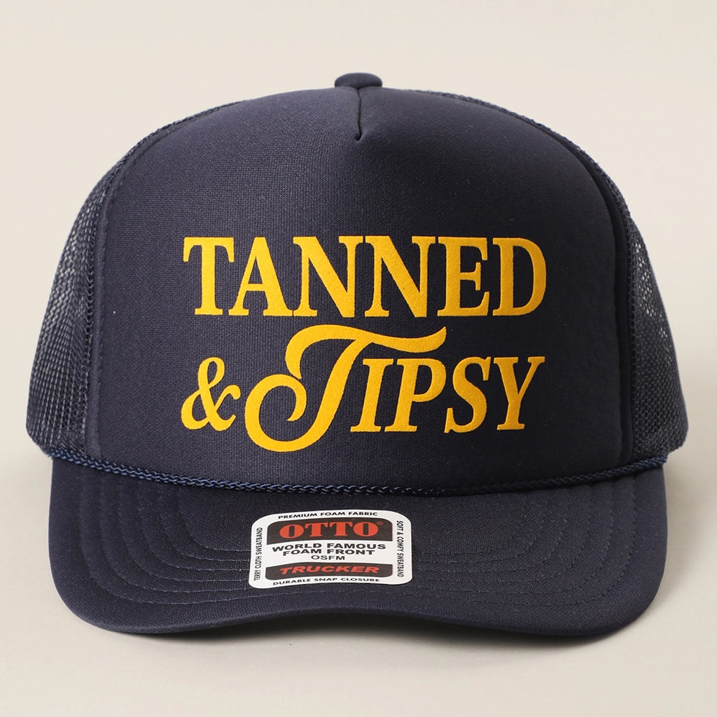 TANNED & TIPSY Foam Trucker Hat
