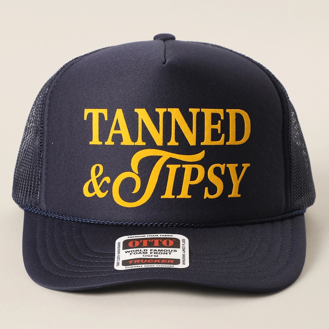 TANNED & TIPSY Foam Trucker Hat