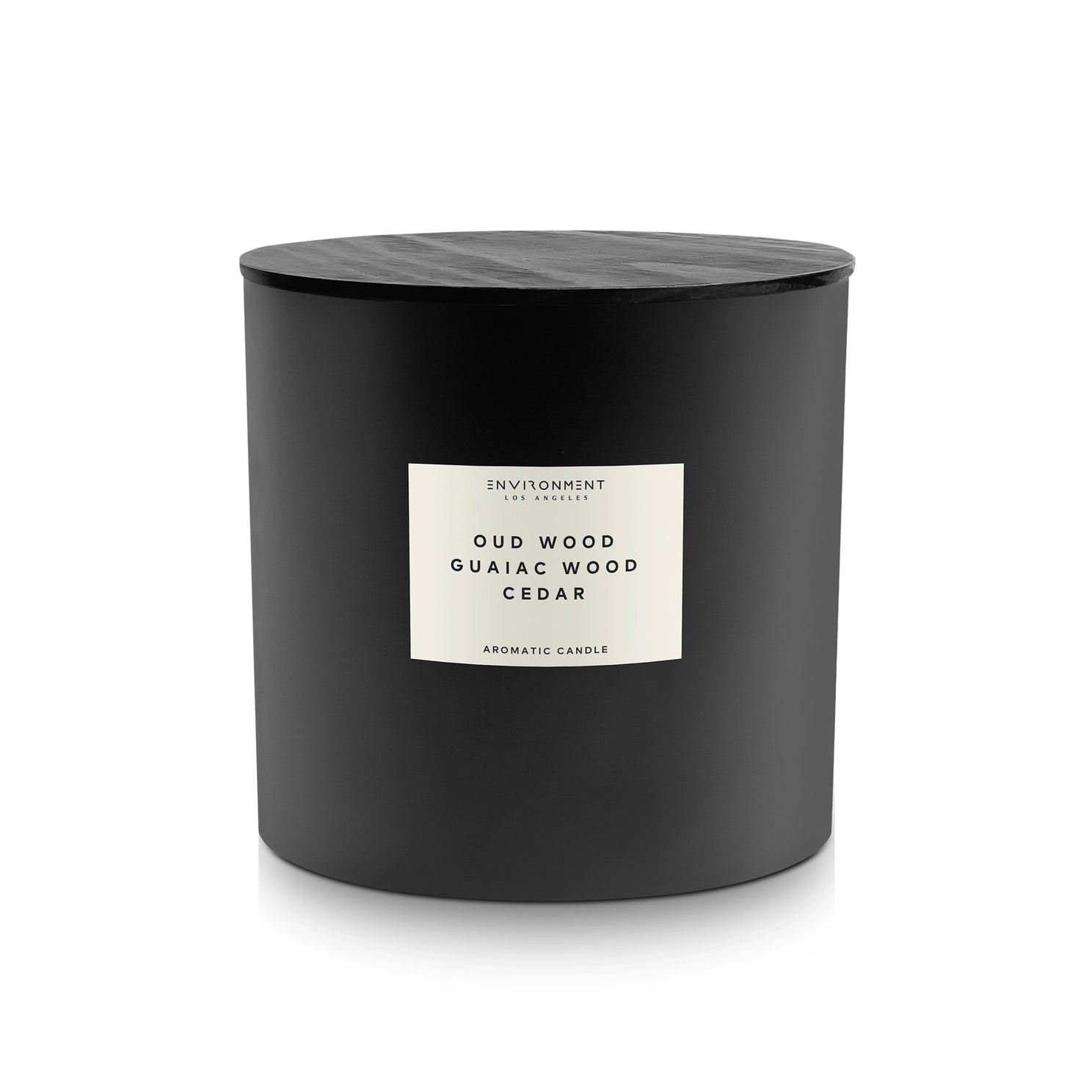 55oz Natural Wax Candle — Dark Oud & Smoky Wood