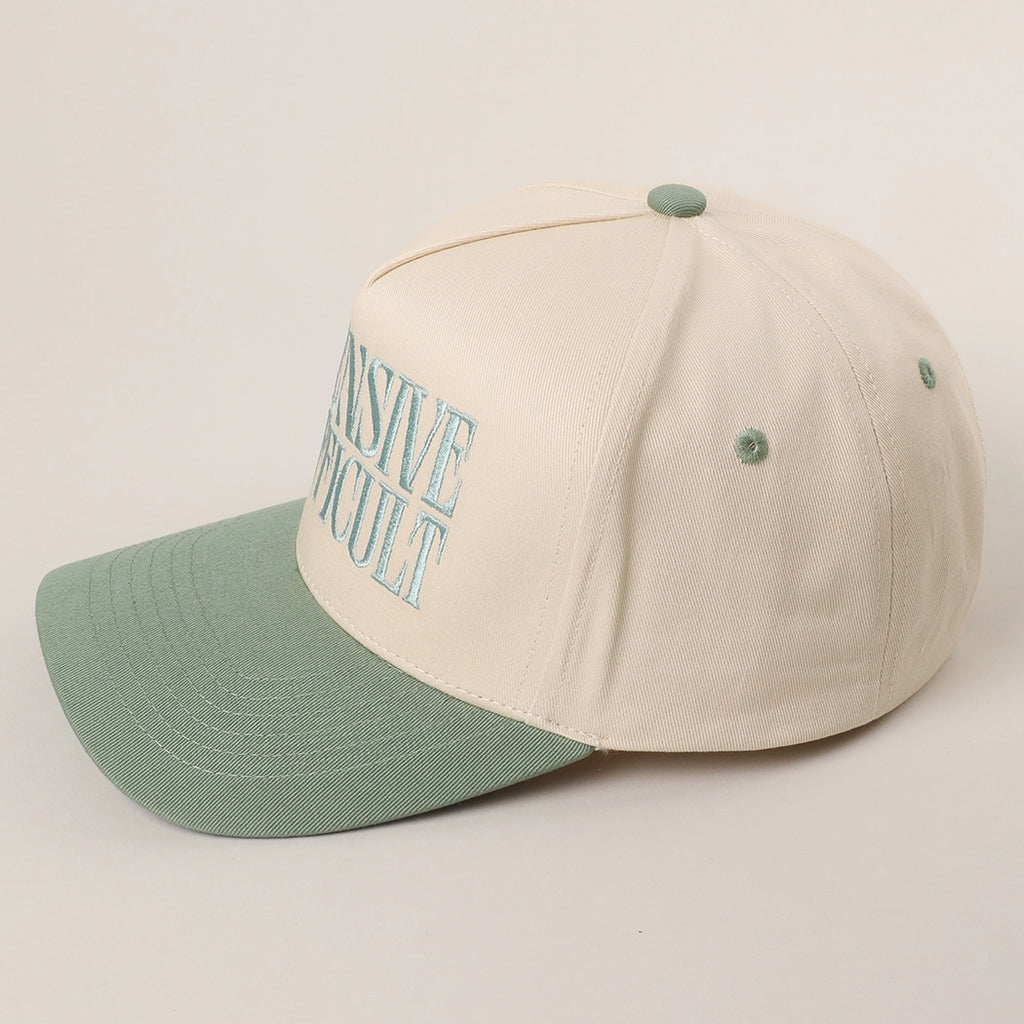 EXPENSIVE and DIFFICULT Embroidered Trucker Hat