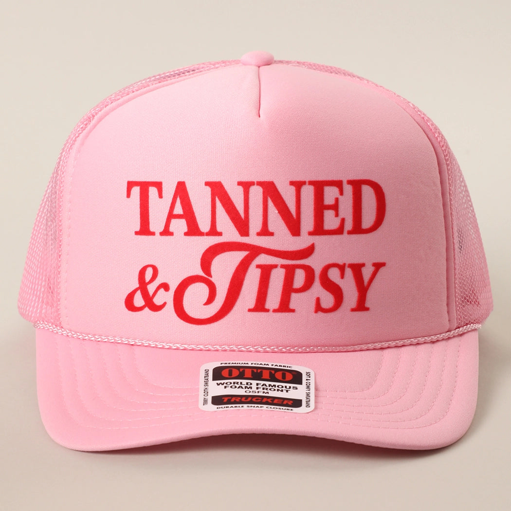 TANNED & TIPSY Foam Trucker Hat