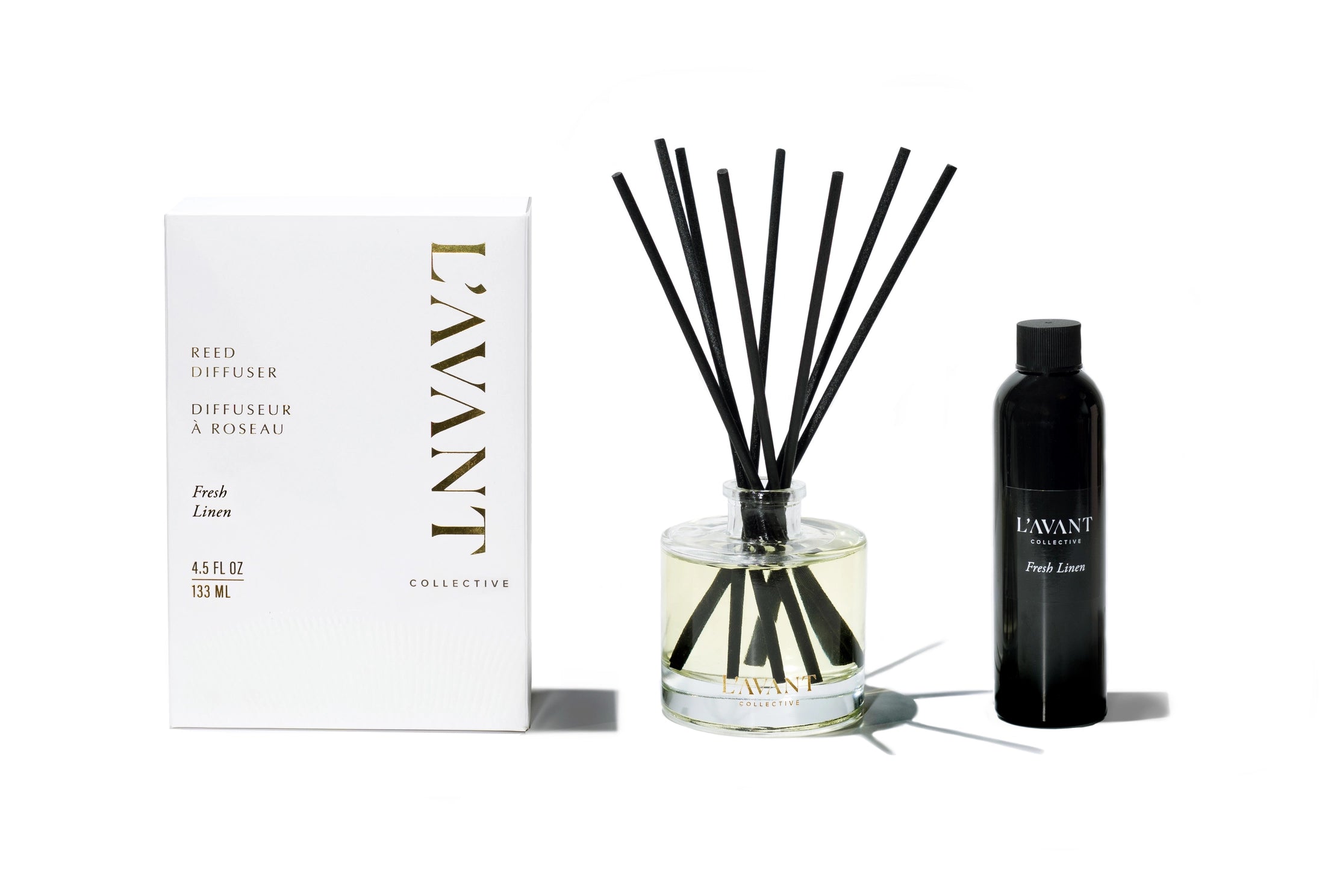 L'AVANT Collective Reed Diffuser, Fresh Linen
