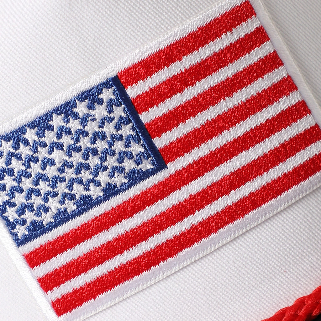 USA Embroidered Patch Two Tone Rope Trucker Hat