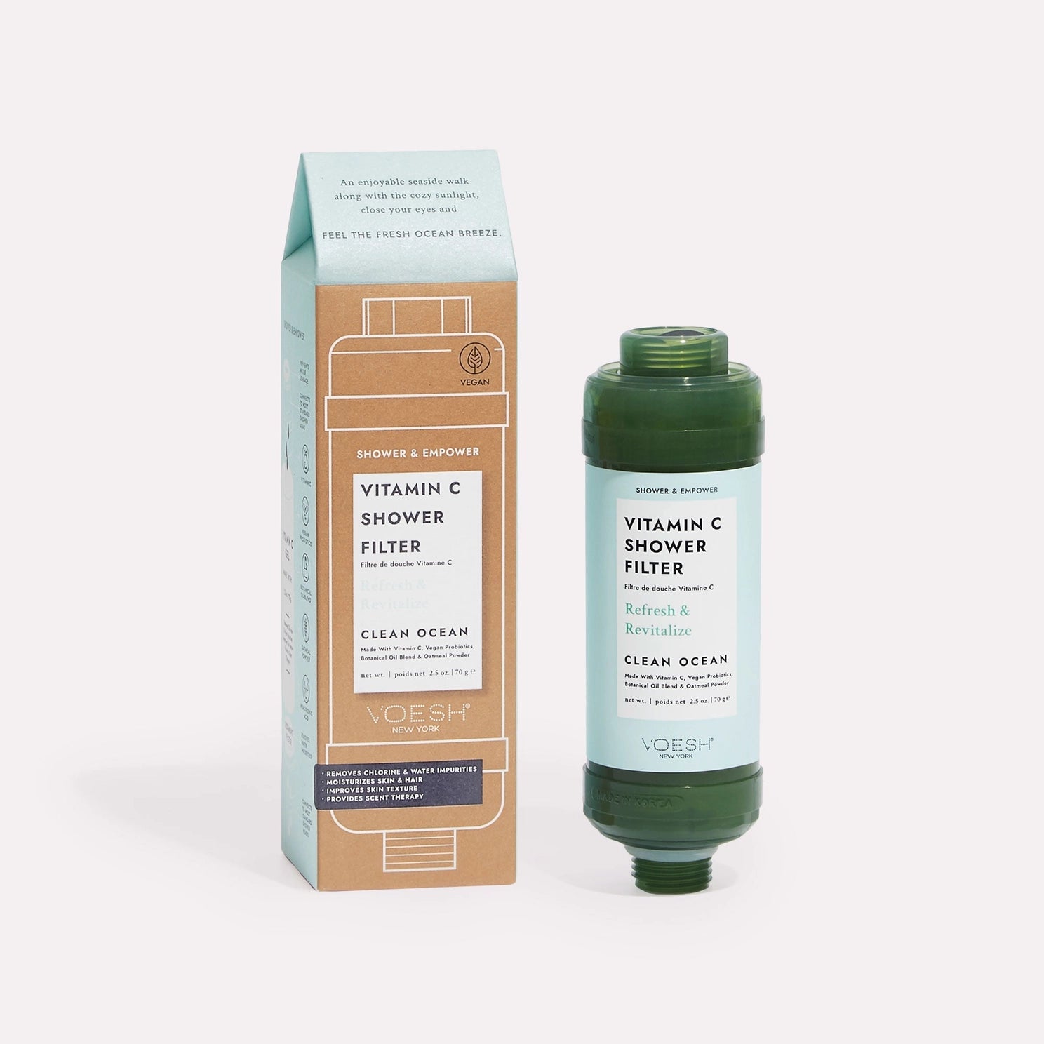 VOESH New York Vitamin C Shower Filter - Clean Ocean