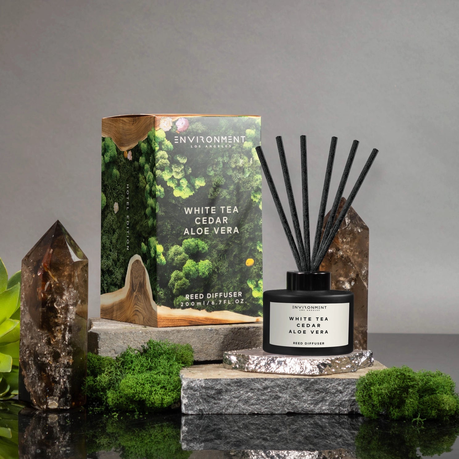 Reed Diffuser — White Tea & Cedar