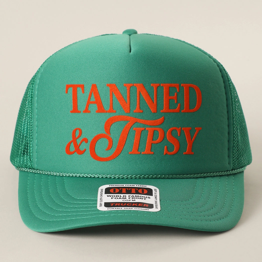 TANNED & TIPSY Foam Trucker Hat