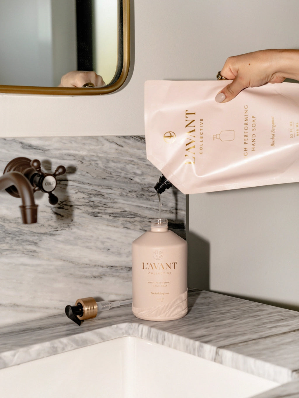 L'AVANT Collective Hand Soap, Blushed Bergamot