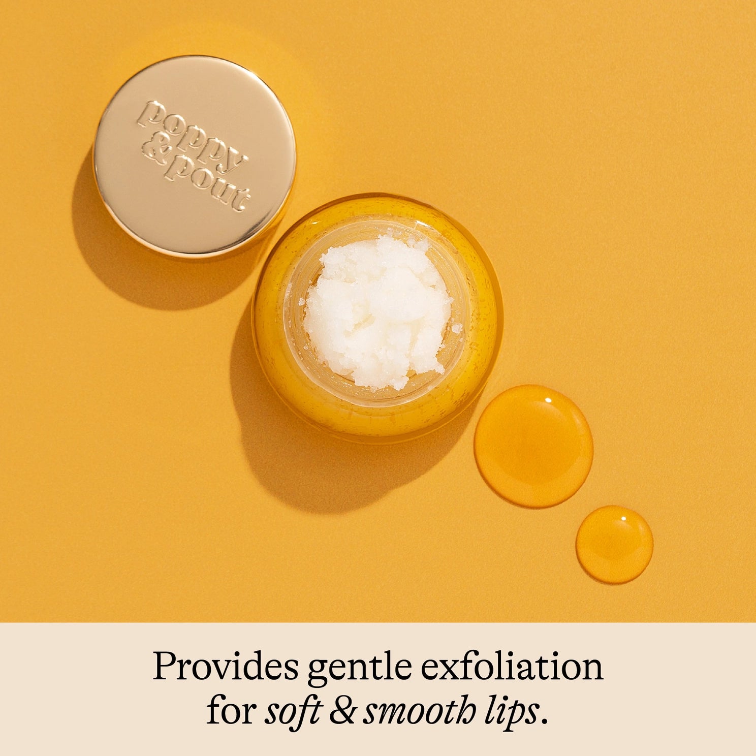 Poppy & Pout Lip Scrub, Wild Honey