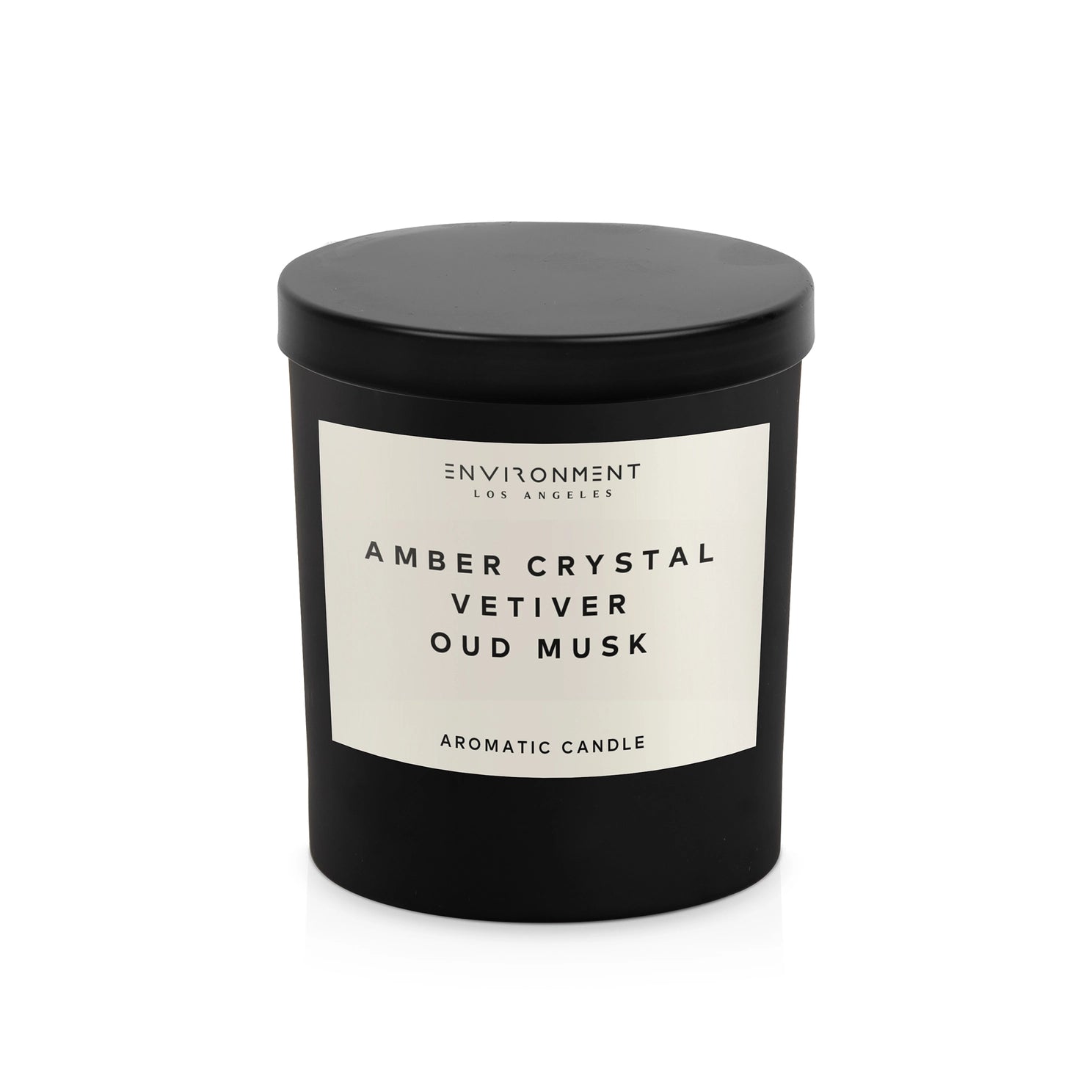 8oz Natural Wax Candle — Amber, Jasmine & Cedarwood
