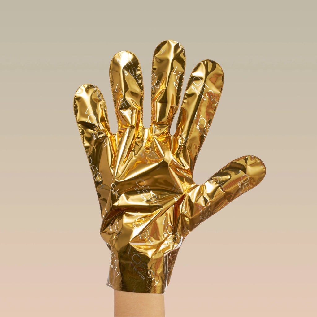 VOESH New York Collagen Gloves with Imperial Gold