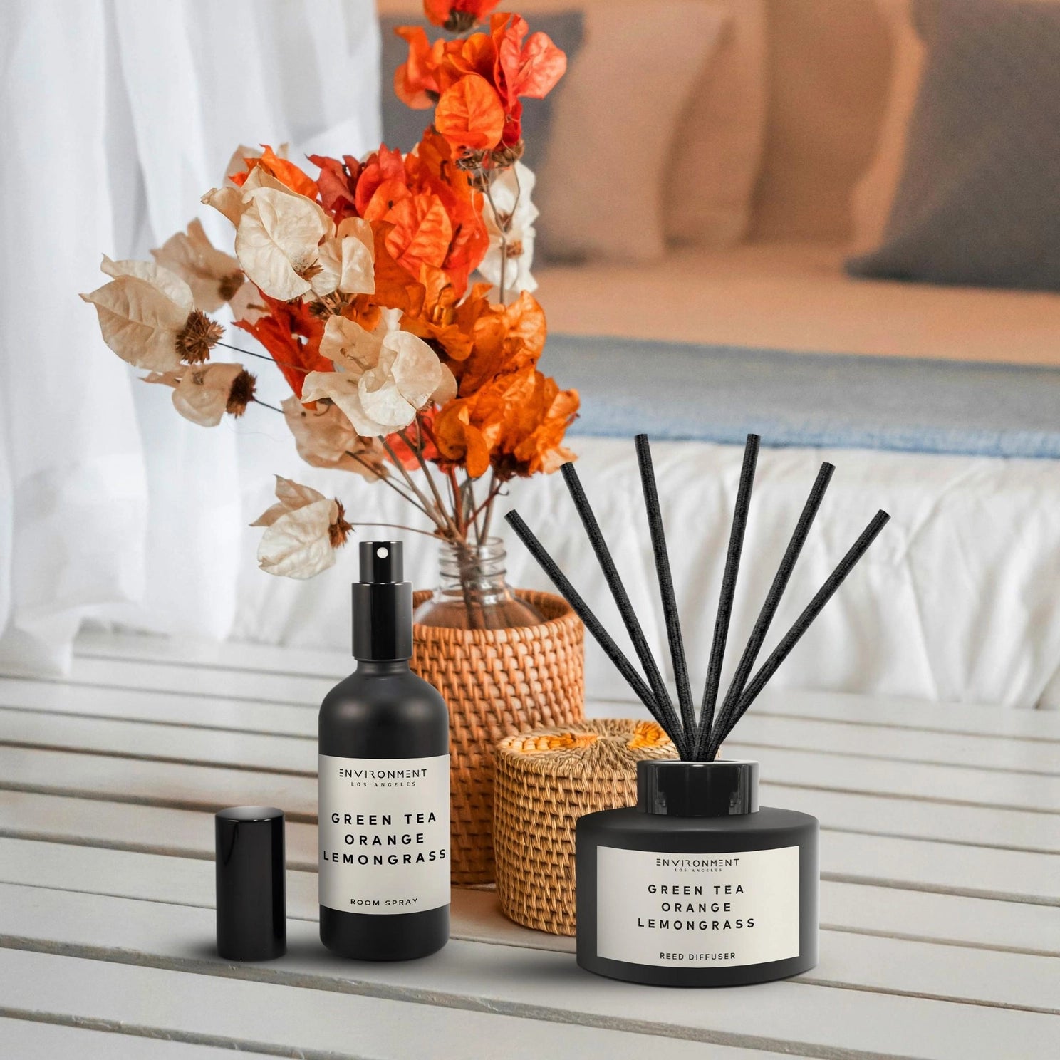 Reed Diffuser — Ocean Air & Sun-Warmed Linen