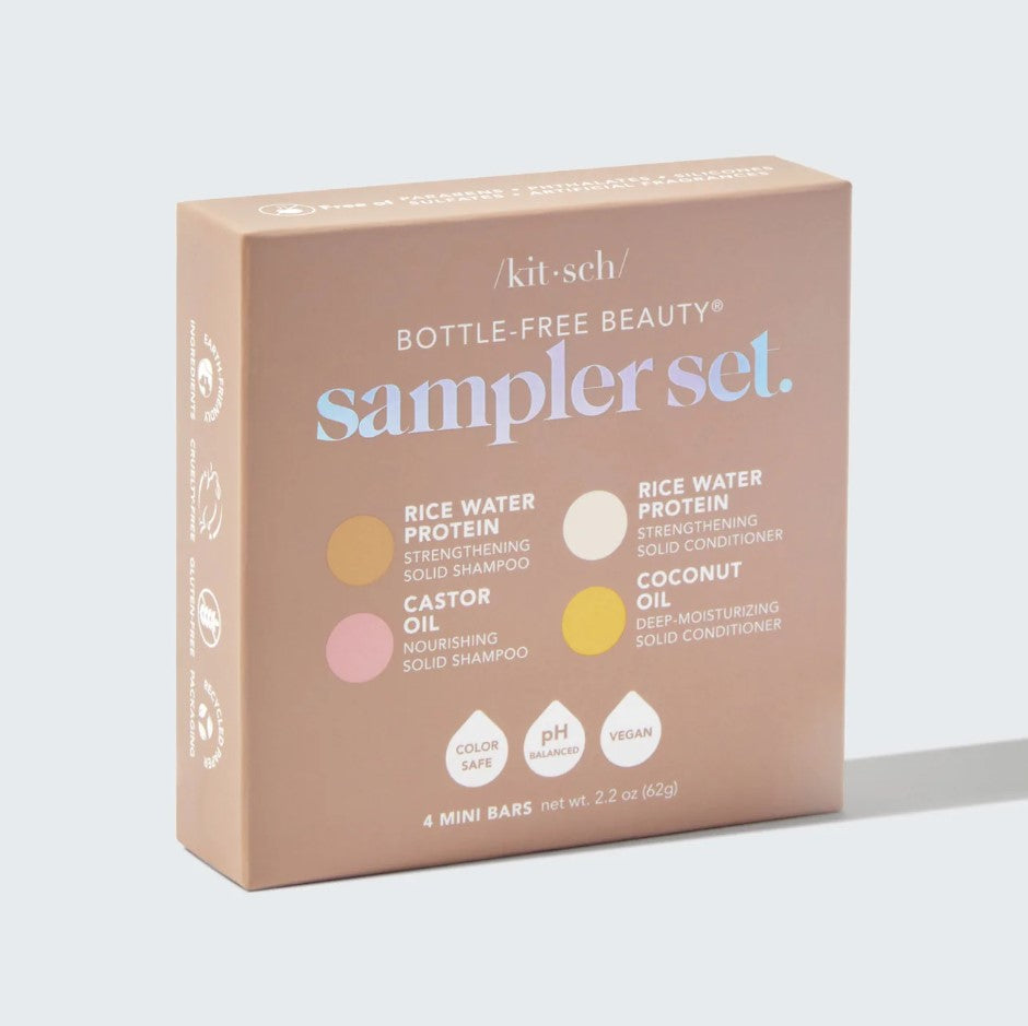 KITSCH Bottle-Free Beauty 4pc Sampler Set