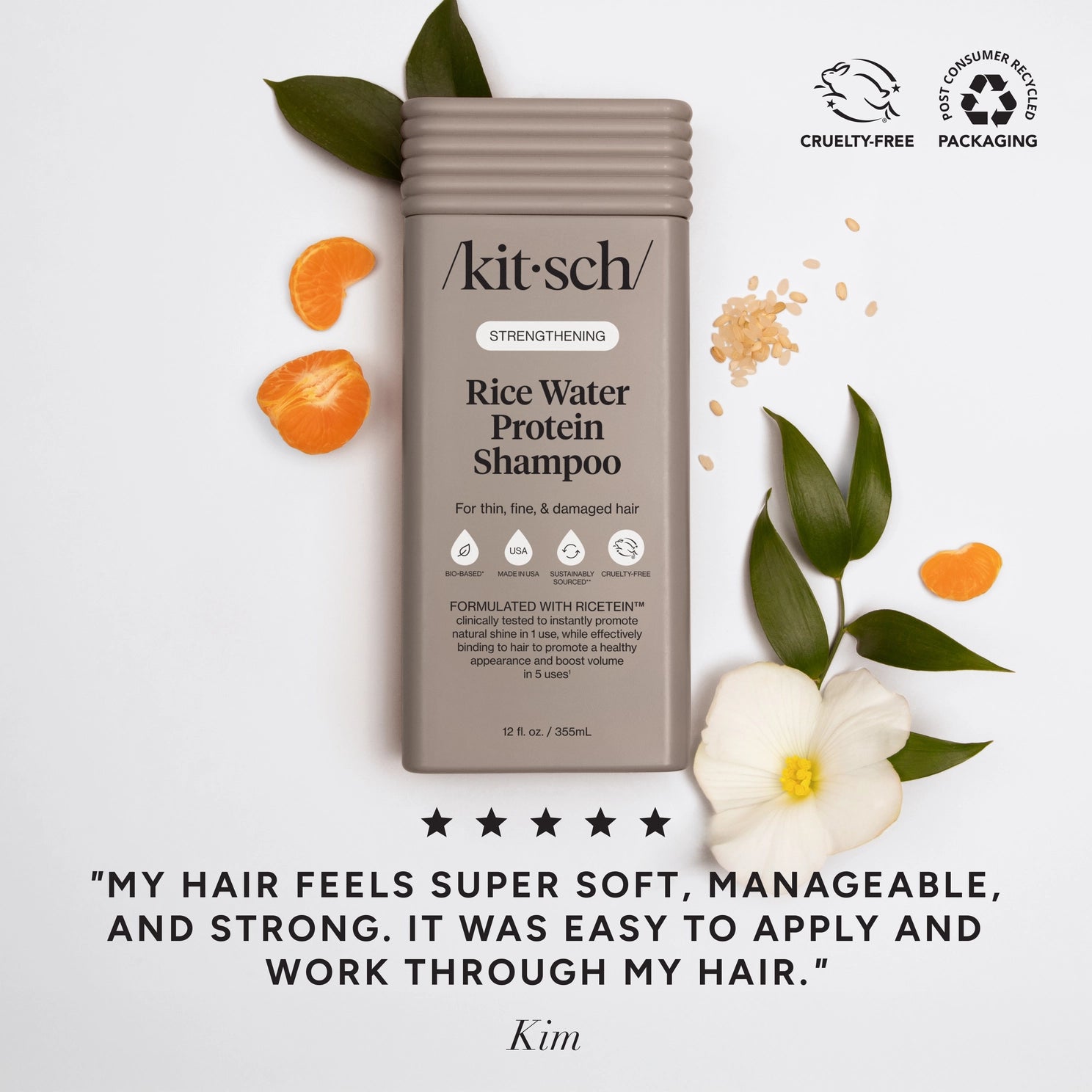 KITSCH Strengthening Rice Water Shampoo
