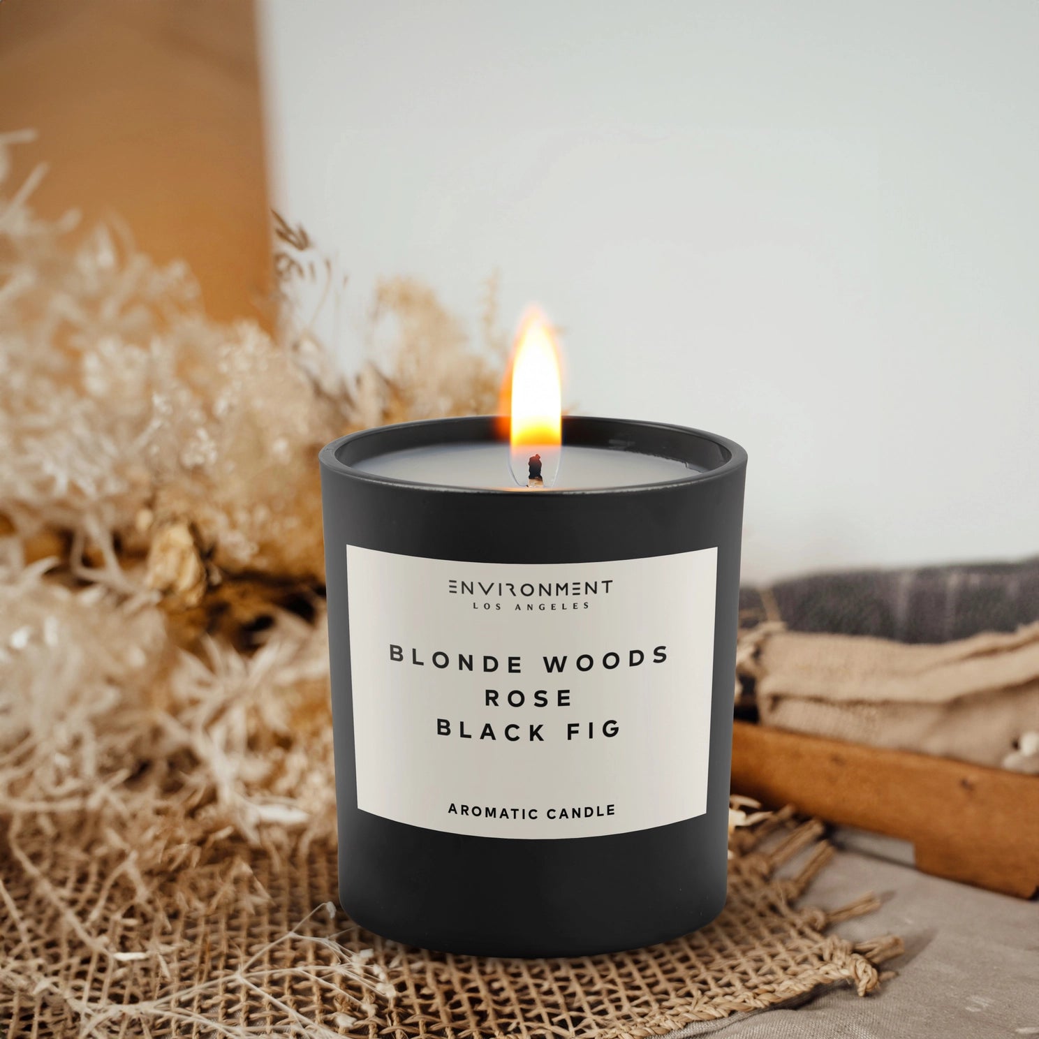 8oz Natural Wax Candle — Modern Noir