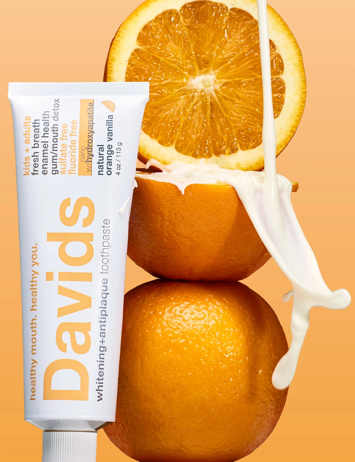 David's Nano-Hydroxyapatite Premium Toothpaste / Orange Vanilla