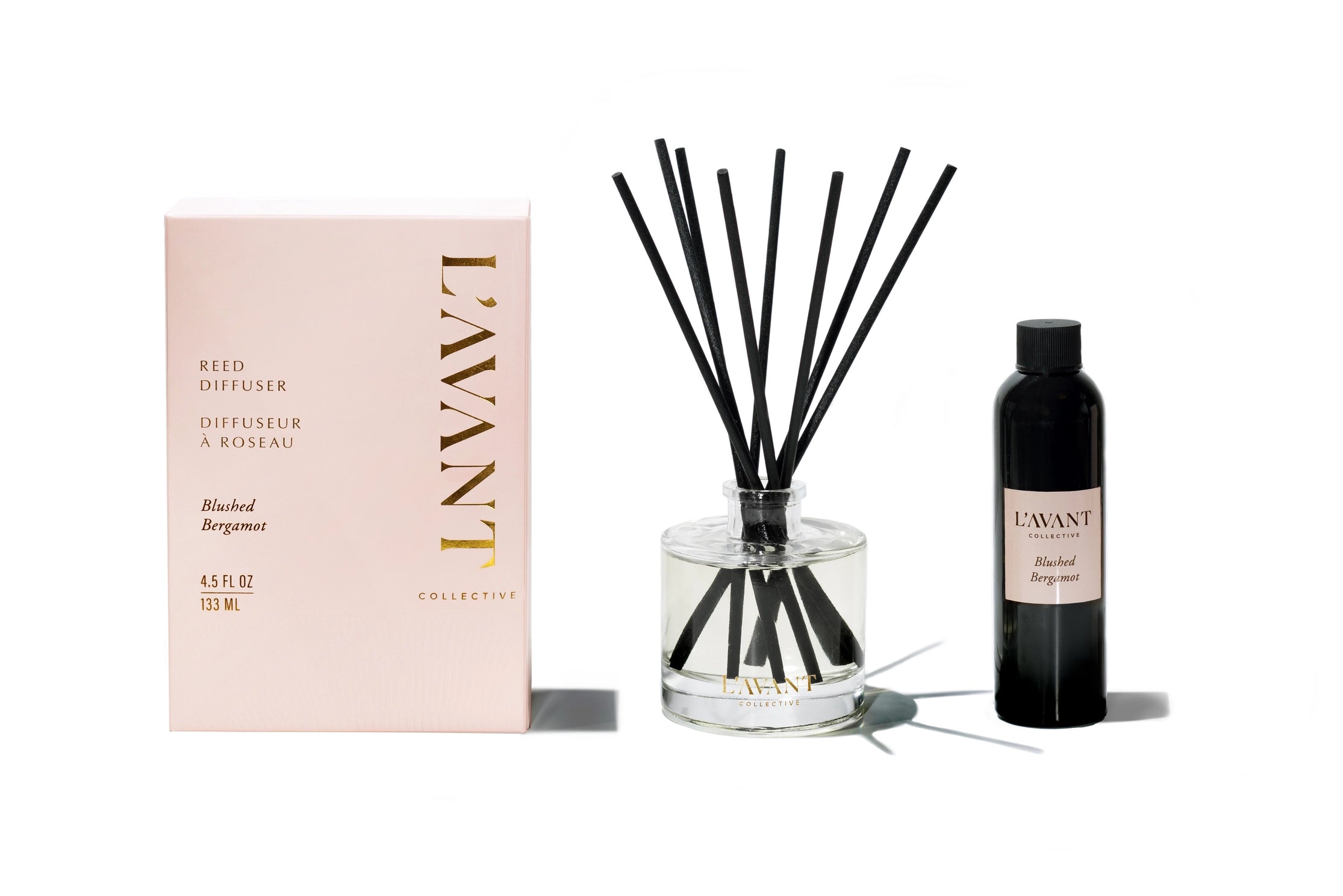 L'AVANT Collective Reed Diffuser, Blushed Bergamot