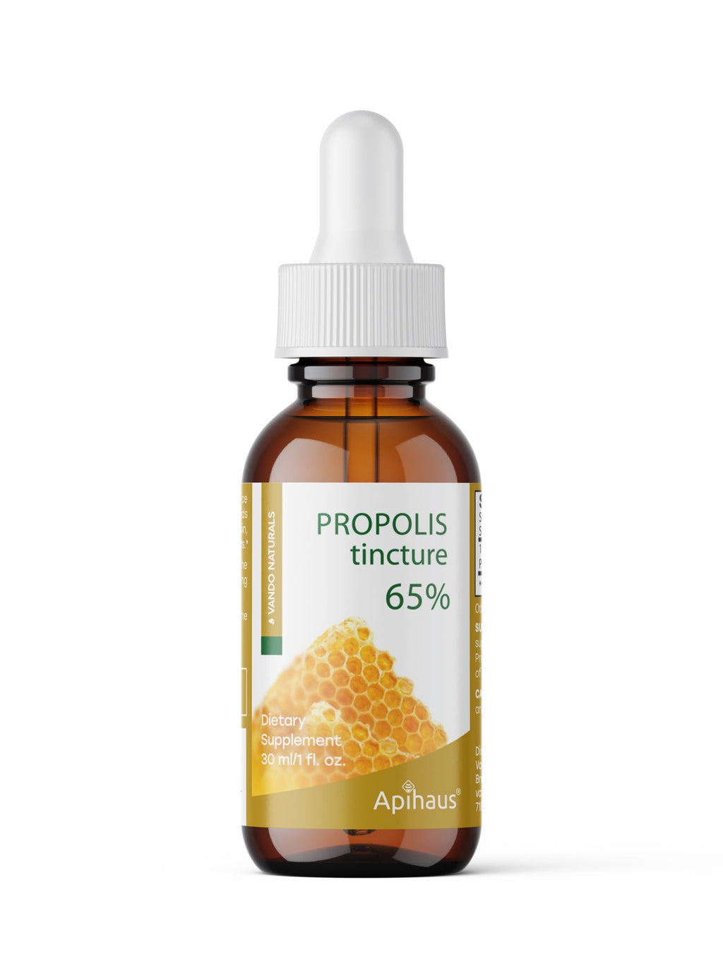 Vando Naturals Propolis Tincture 65% 1 Fl.oz.