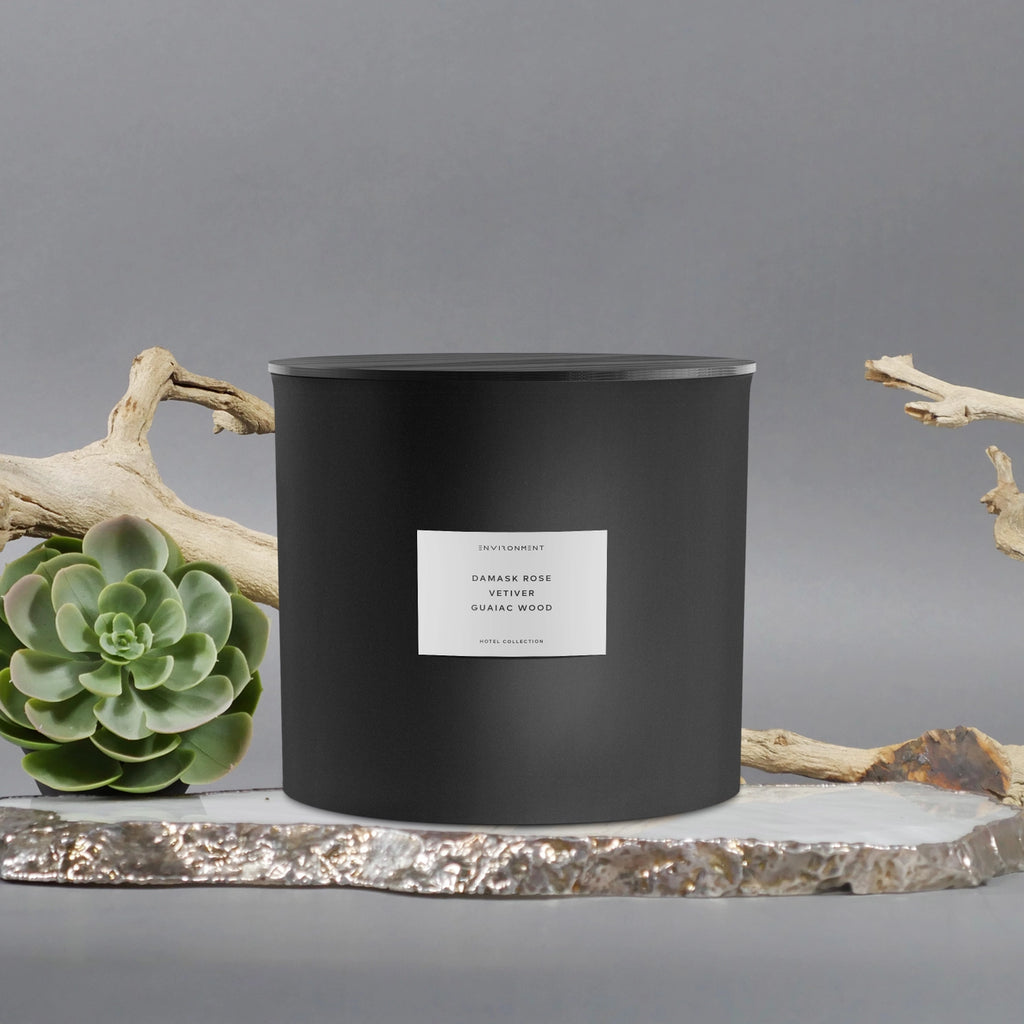 55oz Natural Wax Candle — Ocean Air & White Linen