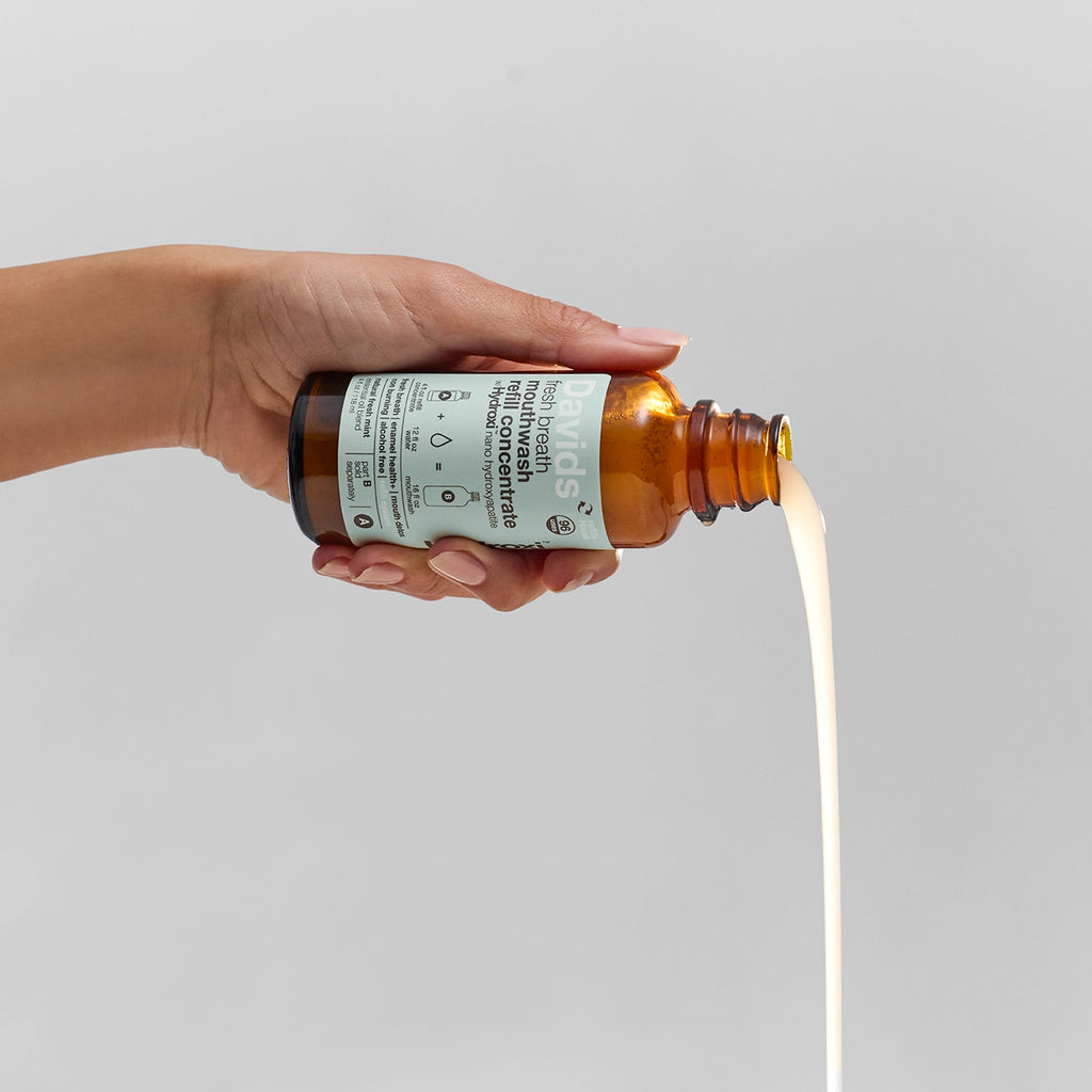 David's Hydroxi™ Fresh Breath Mouthwash - Natural Fresh Mint