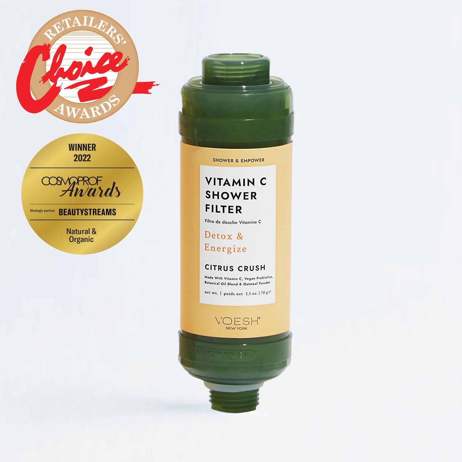VOESH New York Vitamin C Shower Filter - Citrus Crush