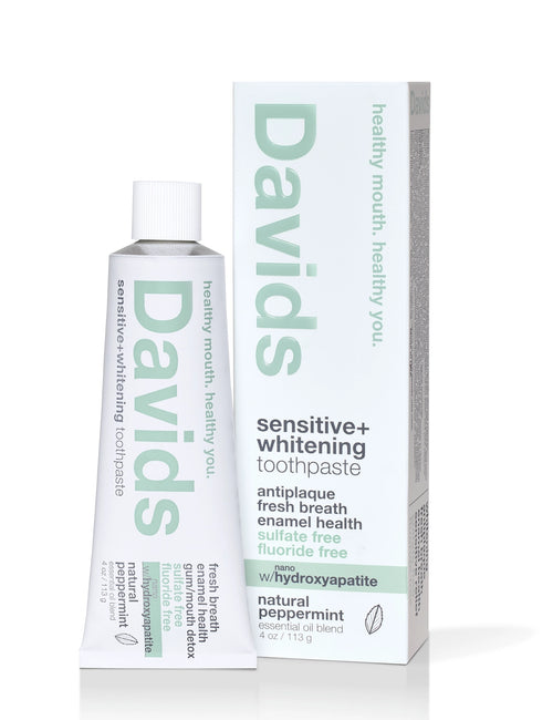 David's Sensitive+Whitening Nano-Hydroxyapatite Premium Toothpaste / Peppermint
