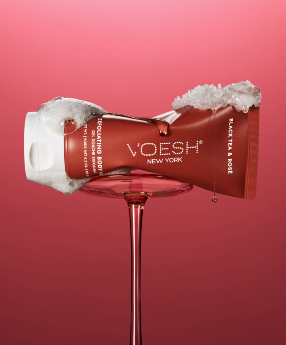 Exfoliating Body Wash - Black Tea & Rosé
