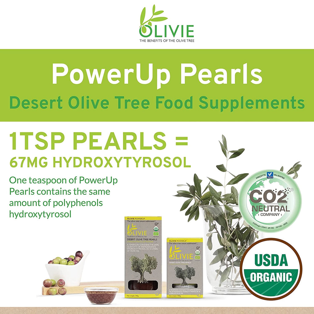 ATLAS Olivie Powerup Pearls | Antioxidant Immune System Booster 340gr