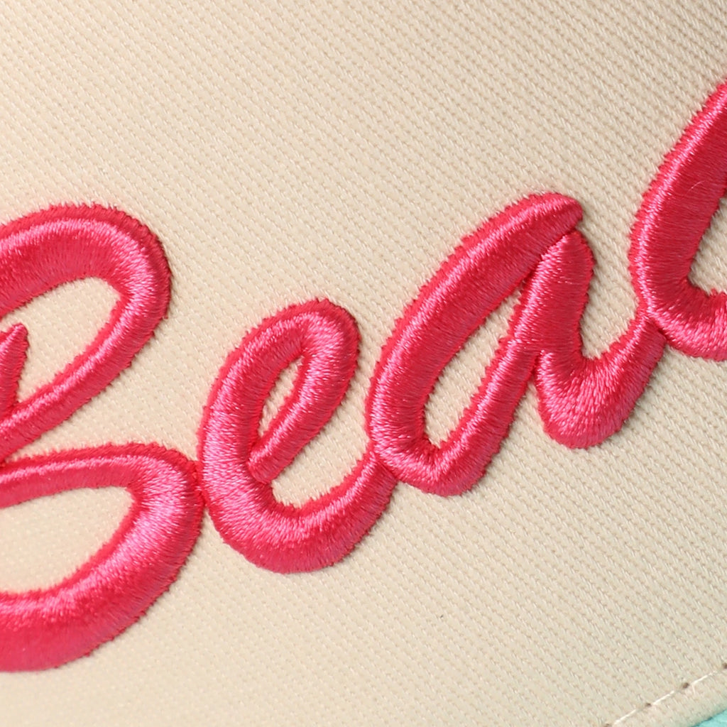 BEACHIN' 3D Embroidered Two-Tone Trucker Hat