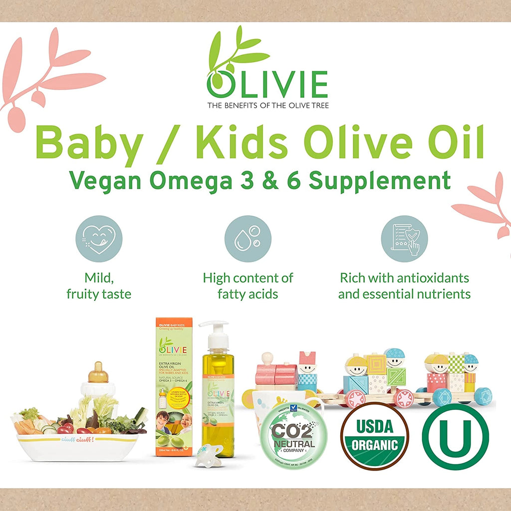 ATLAS Olive Kids 250ml - Colic Relief For Babies and Kids